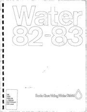 Annual Survey Report On Ground Water Conditions, 1982-83