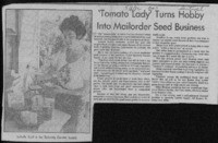 Tomato Lady' turns hobby into mailorder seed business