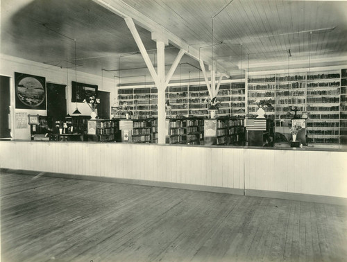 Library, San Quentin Prison, Marin County, California, May 1919 [photograph]