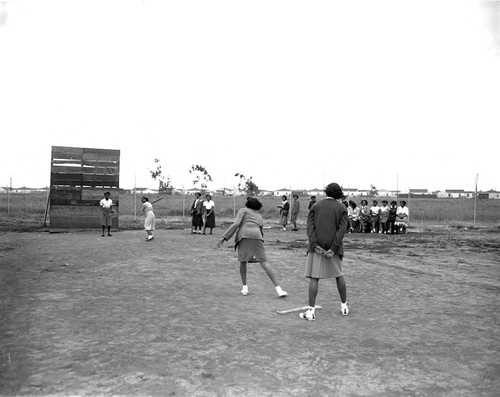 Softball, Los Angeles, 1949