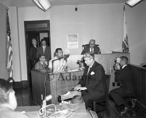 Courtroom Interior, Los Angeles, 1962