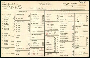 WPA household census for 1010 WEST 69TH STREET, Los Angeles County