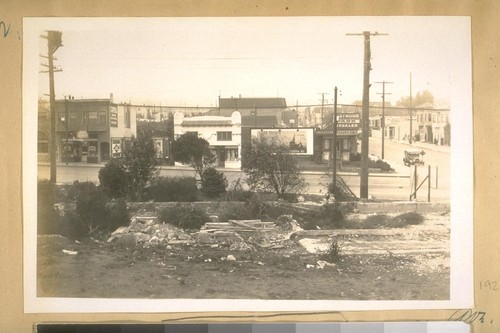 South from Ocean Ave. & Miramar Ave. Aug. 1929