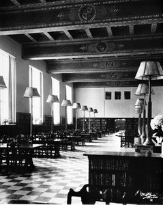 Reference Room, Los Angeles library, 5th & Central St