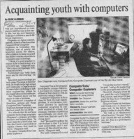 Acquainting youth with computers