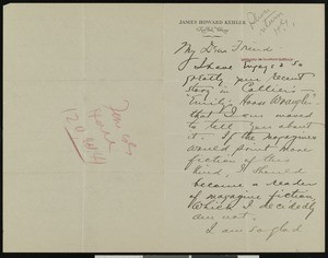 James Howard Kehler, letter, 1916-08-17, to Hamlin Garland