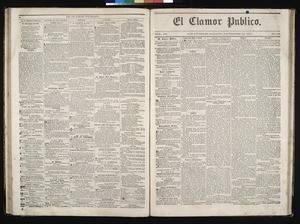 El Clamor Publico, vol. III, no. 26, Diciembre 26 de 1857