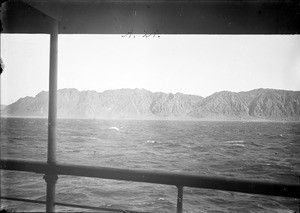 Rocky coastline, Yemen, ca.1893-1920