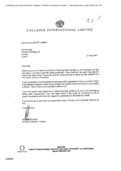 [Letter From Normarn BS Jack to M Clark Regarding the proposal on licensing to be guaranteed volume purchases]