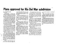Plans approved for Rio Del Mar subdivision