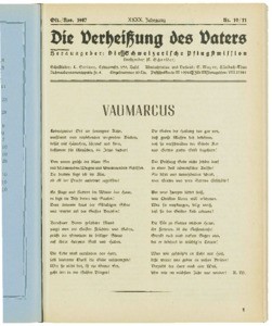 Die Verheissung des Vaters und der Sieg des Kreuzes, 1947, nr. 10 & 11