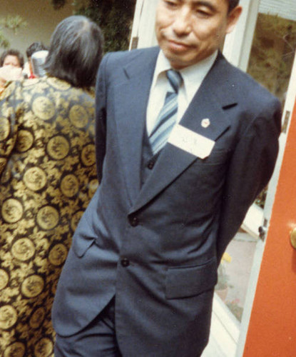 Close up of Consul General Chang B. Nam at Steven House, UCLA