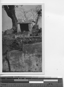 A shrine at Meixien, China, 1929