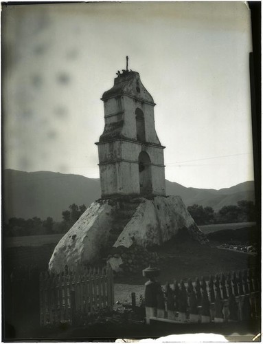 San Antonio de Pala Asistencia, bell cote, Pala, 1898
