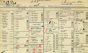 WPA household census for 458 BETTY