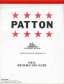 "Patton" Final Information Guide for the press, 1970