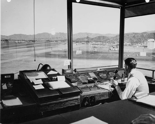 Lockheed Air Terminal Control Tower, circa 1945-1949
