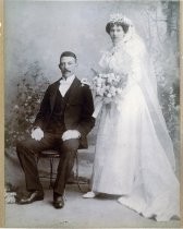 Wedding portrait of Ygnacio Ynostroza and Maria del Castillo