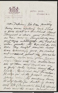 Hamlin Garland, letter, 1906-06, to Zulime Taft Garland