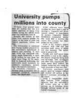 University pumps millions into county