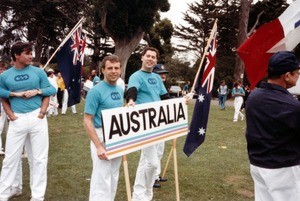 Australian athletes at the Triumph '86: Gay Games II