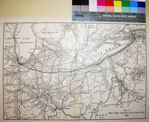 Map of New York, Chicago & St. Louis R. R — Calisphere
