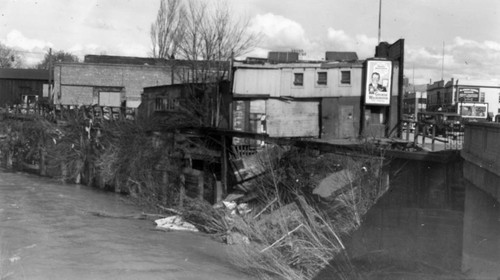 1941 Los Gatos Creek flood damage in San Jose