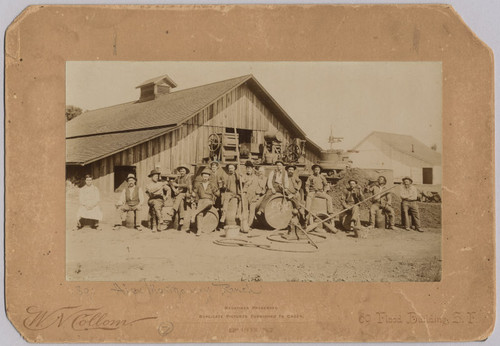 Winery at Alex Montgomery's Ranch, Cupertino, 1891