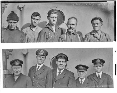 [Passport photograph of crew from steamship Canadian Skirmisher (1 of 2).]
