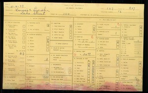WPA household census for 1110 S LAKE STREET, Los Angeles
