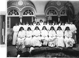 St. Paul's Hospital community, Manila, Philippines, November 1927