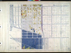 WPA Land use survey map for the City of Los Angeles, book 10 (Shoestring Addition to San Pedro District), sheet 8