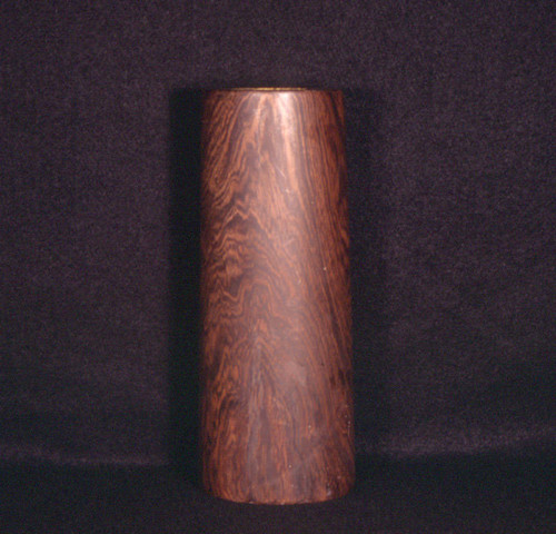 Straight column ironwood vase