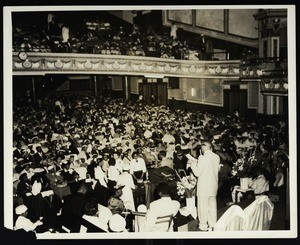 Filled hall at a COGIC national convention