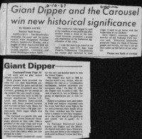 Giant Dipper and the Carousel win new historical significance