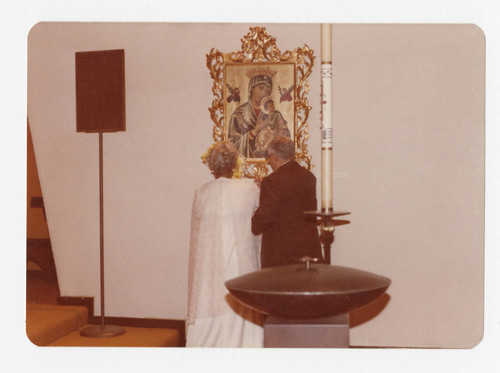 Wedding ceremony for Jesus Jimenez and Porfiria Jimenez, Los Nietos, California