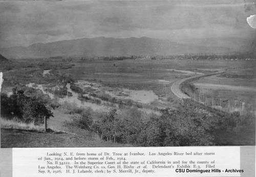 Weinberg Company vs. Bixby, et al; Defendant's Exhibit E-3; Los Angeles River flooding fields