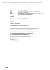 [Email from Blake Tanner to Carol Martin, Nigel Espin, Fordham regarding Urgent request for cigarette analysis witness statement and customer information]