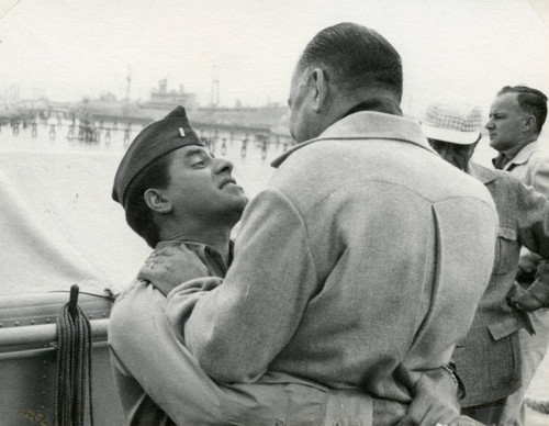 Production still from "Don't Give Up the Ship" (1959)