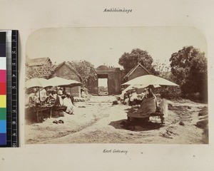 View of East Gateway, Ambohimanga du Sud, Fianarantsoa, Madagascar, ca. 1865-1885