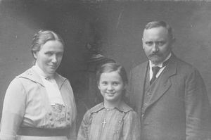 Missionary Niels Kristiansen, b. in Ørslev 1872 with his wife Ane Kathrine, born Nielsen in 186