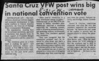 Santa Cruz VFW post wins big in national convention vote