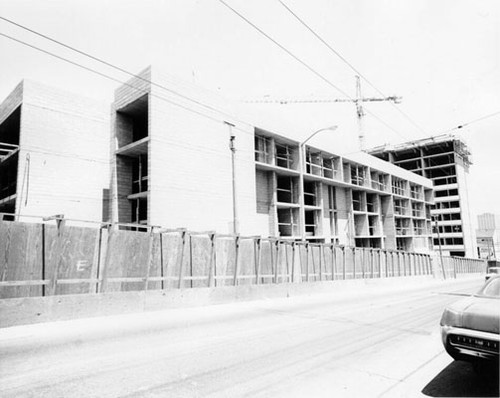 [Construction of new building on 1200 block of McAllister Street, between Steiner and Fillmore]
