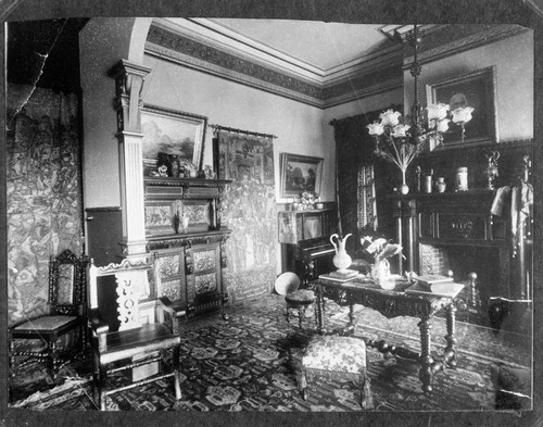 Interior, Shorb house, San Marino Ranch