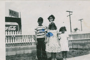Aparicio siblings during Easter, East Los Angeles, California