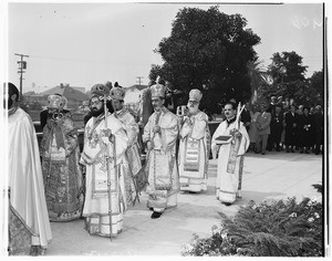 Consecration services at St. Sophia Cathedral, 1952