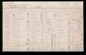 WPA household census for 1431 FEDERAL AVENUE, Los Angeles County
