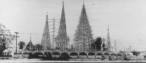 Watts Towers from the back