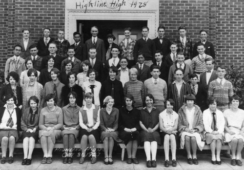 High school class picture