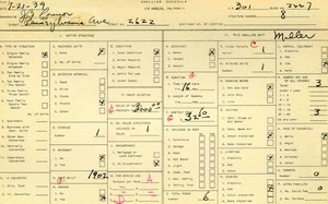 WPA household census for 2622 PENNSYLVANIA, Los Angeles